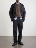 A.P.C. - Dylan Straight-Leg Cotton-Poplin Trousers - Black