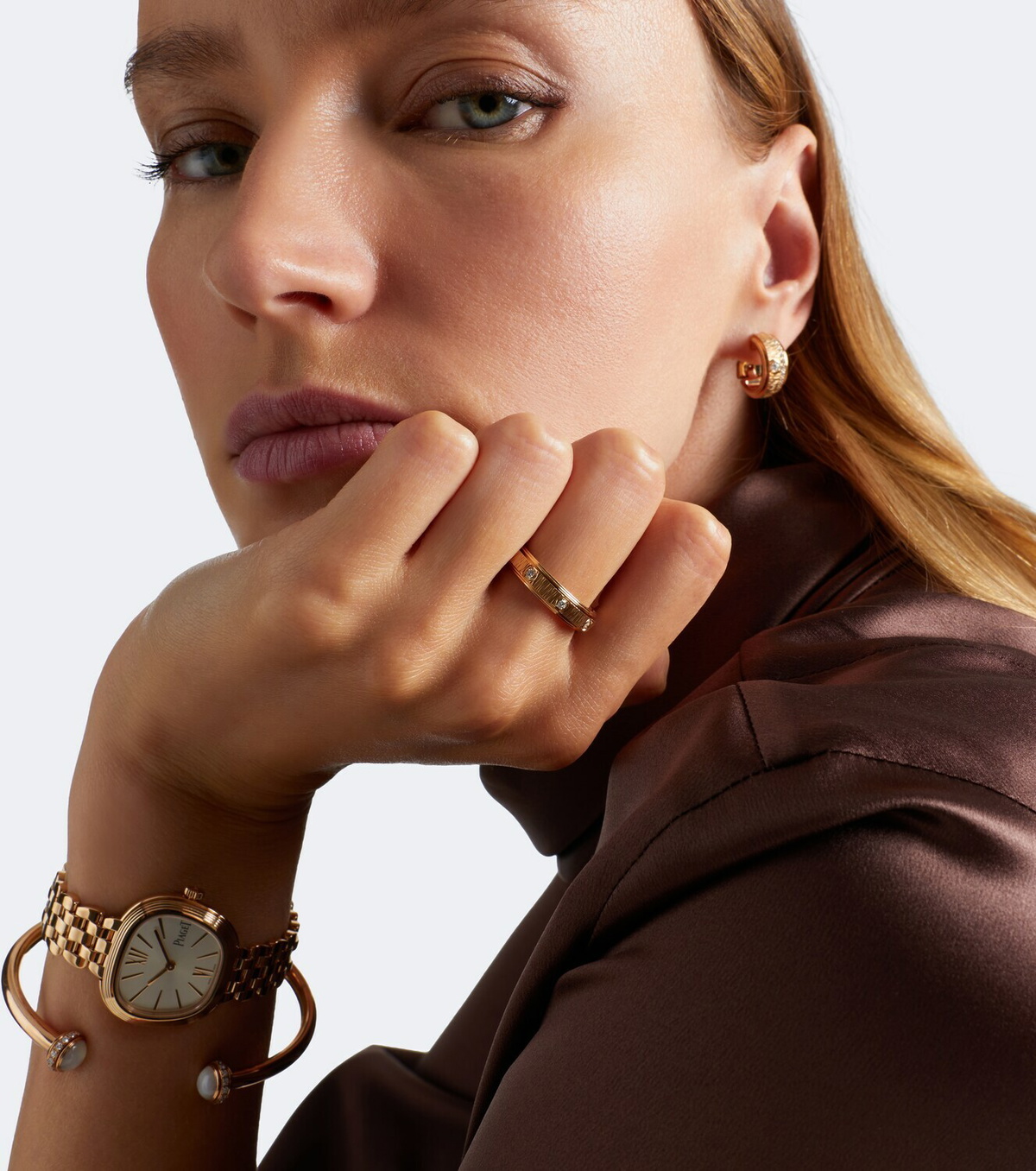 Piaget Possession Decor Palace 18kt rose gold ring with diamonds