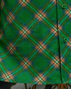 Erl Plaid Corduroy Shirt Woven Green - Mens - Overshirts