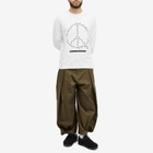 Museum of Peace and Quiet Men's Peaceful Path Long Sleeve T-Shirt in White
