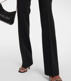 Stella McCartney Chain-detail wool slim pants