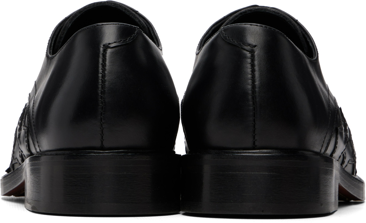 Stefan Cooke Black Star Square Toe Derbys