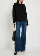 Citizens OF Humanity Agatha Wool and Cashmere-blend Polo Jumper Black