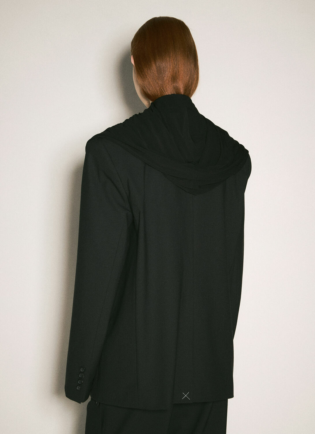 Y/Project Draped Hooded Blazer