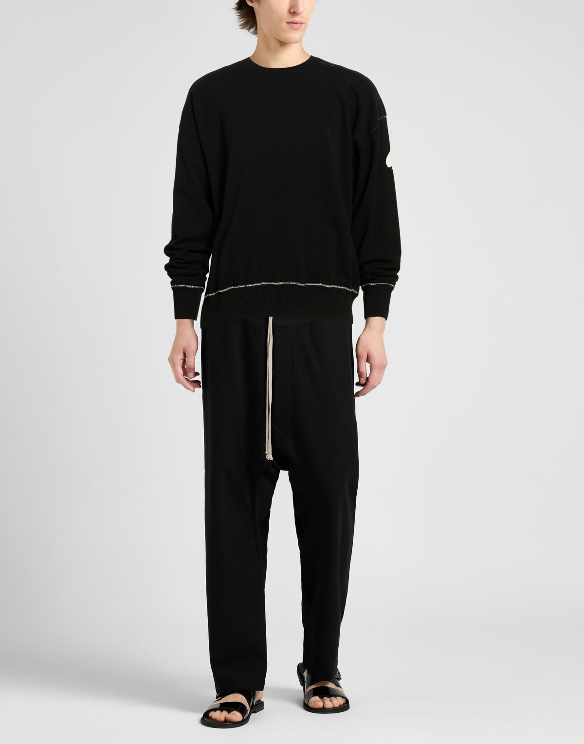 Isabel Benenato Mens Sweatshirt in Black