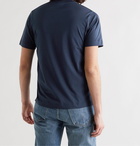 NN07 - Arnold Printed Cotton and Modal-Blend Jersey T-Shirt - Blue