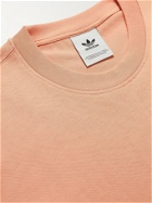 adidas Originals - Logo-Appliquéd Organic Cotton T-Shirt - Orange