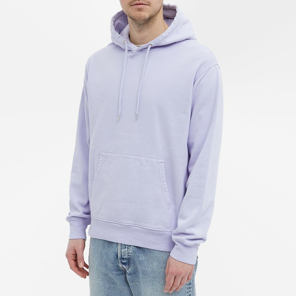 Colorful Standard Men's Classic Organic Popover Hoodie in Soft Lavender