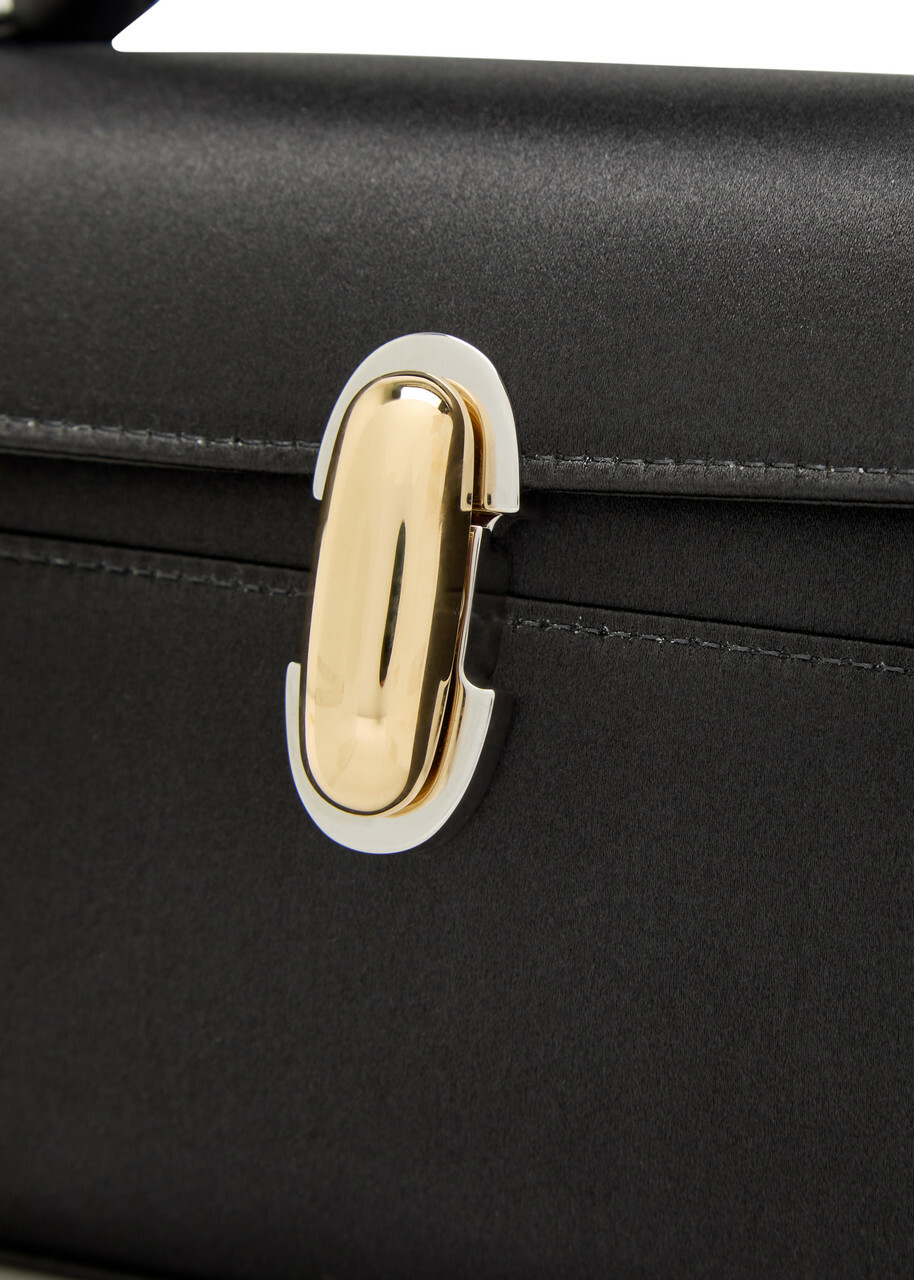Savette Symmetry Satin Pochette - Black - One Size