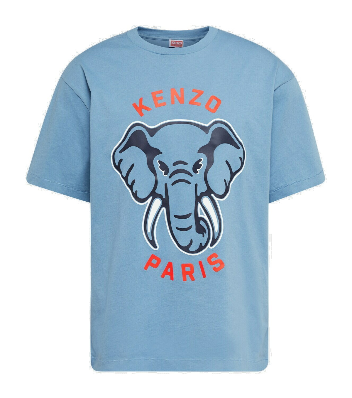 Kenzo Yellow Logo Print Cotton T-Shirt main image 1