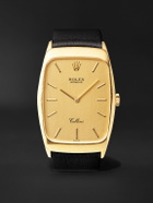 Stephanie Windsor - Rolex Vintage 1991 Cellini Hand-Wound 39mm 18-Karat Gold Watch, ref. 4136 (Fits up to 7.5'' wrist)