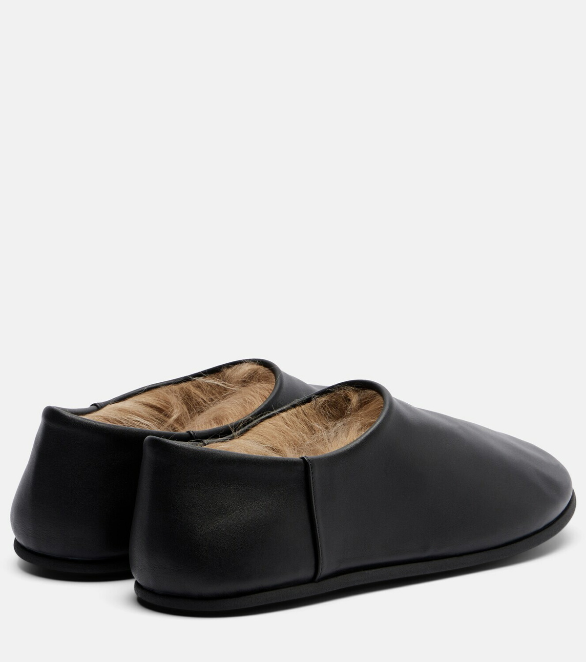 Christen Big Boot leather slip-on shoes