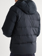 Incotex - Teknosartorial Quilted Shell Hooded Down Jacket - Blue