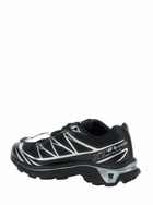 Salomon xt-6 S/lab Black Sneakers With Drawstring In Mesh And Tech Fabric