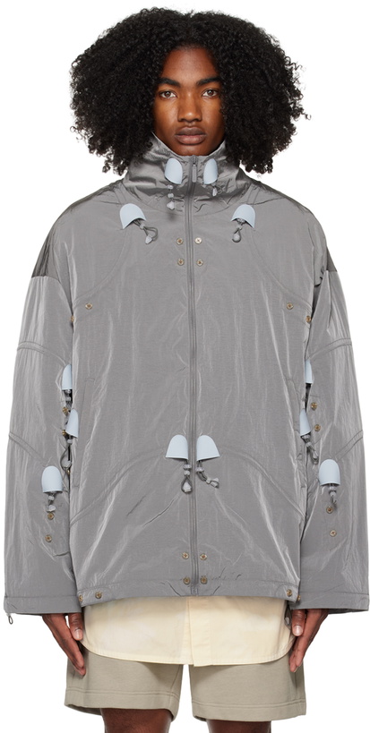 Photo: A. A. Spectrum Gray Pressure Jacket