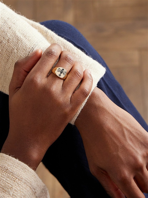 Photo: Jacquie Aiche - Thunderbird Gold Signet Ring - Gold