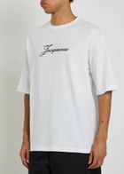 Jacquemus Le T-shirt Logo-print Cotton T-shirt White