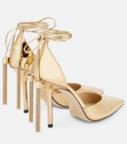 Jimmy Choo - Eris 100 metallic leather pumps