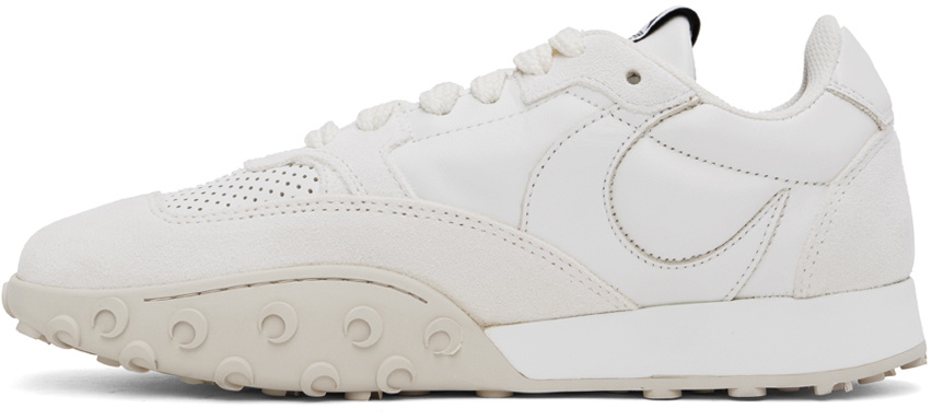 Marine Serre White MS Rise Sneakers