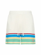 CASABLANCA Crocheted Cotton Tennis Shorts