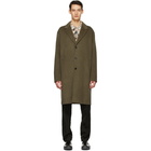 Acne Studios Khaki Wool Double-Faced Coat