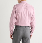 Theory - Sylvain Slim-Fit Cotton-Blend Poplin Shirt - Pink