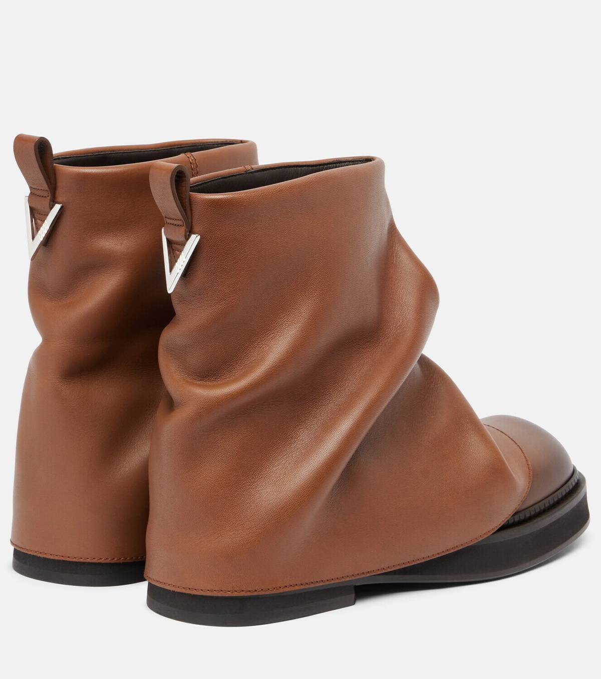 The Attico Mini Robin leather combat boots