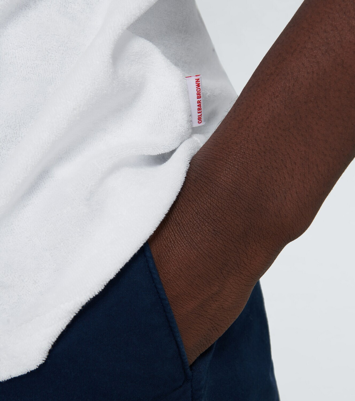 Orlebar Brown Terry toweling cotton polo shirt