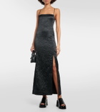 Ganni Satin slip dress