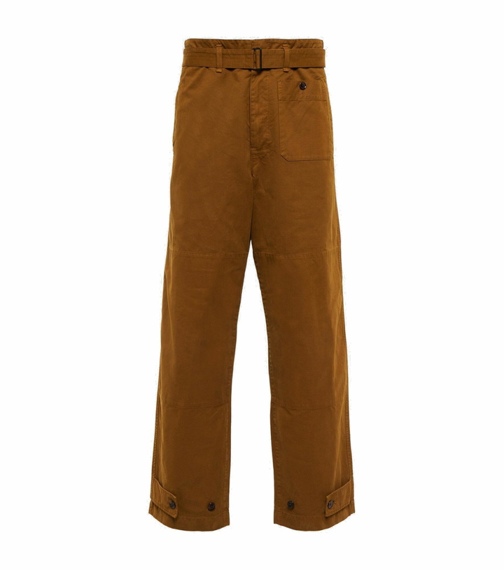 Photo: Lemaire - Straight-leg canvas pants