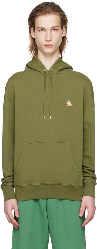 Photo: Maison Kitsuné Green Chillax Fox Hoodie