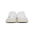 Axel Arigato White and Blue Clean 90 Triple Bird Sneakers