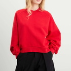 YMC Women's Bellow Sleeve Sweatshirt in Red