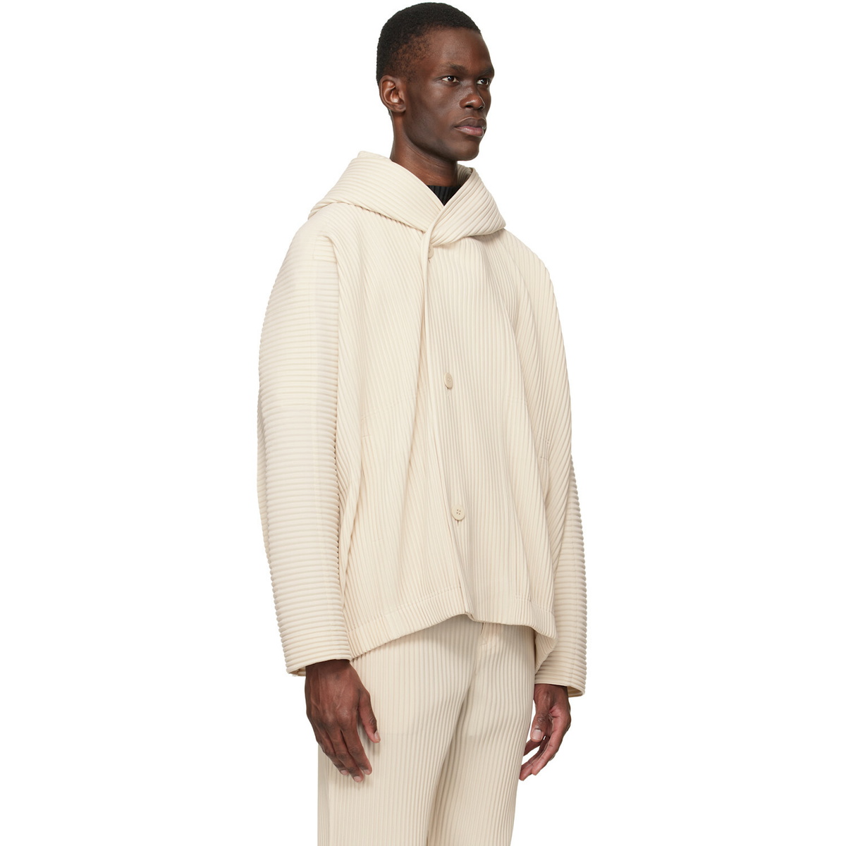 HOMME PLISSÉ ISSEY MIYAKE Beige Monthly Colors March Jacket