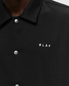 ølåf Coach Jacket Black Overshirts/Windbreaker