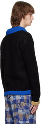 Andersson Bell Black Zip Cardigan