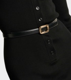 Roger Vivier Viv' Choc reversible leather belt