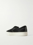 Omni - Lister Suede Slip-On Sneakers - Black
