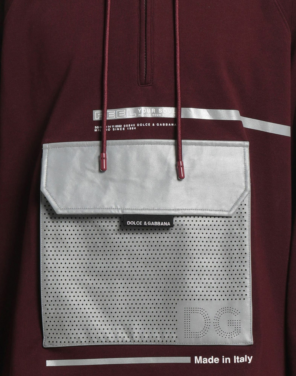 Dolce & gabbana Mens Sweatshirt Burgundy