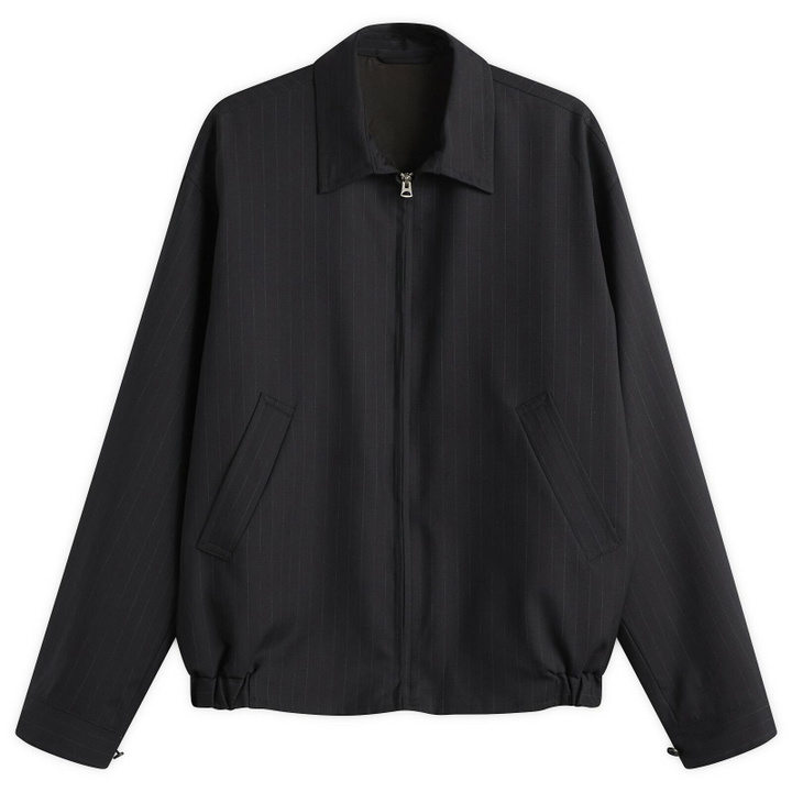 Photo: Kaptain Sunshine Men's Shadow Stripe Blouson in Navy