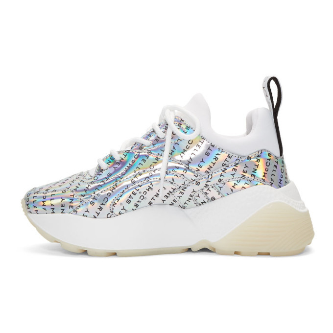 Stella McCartney Eclypse Laced Sneaker in Prisma & White