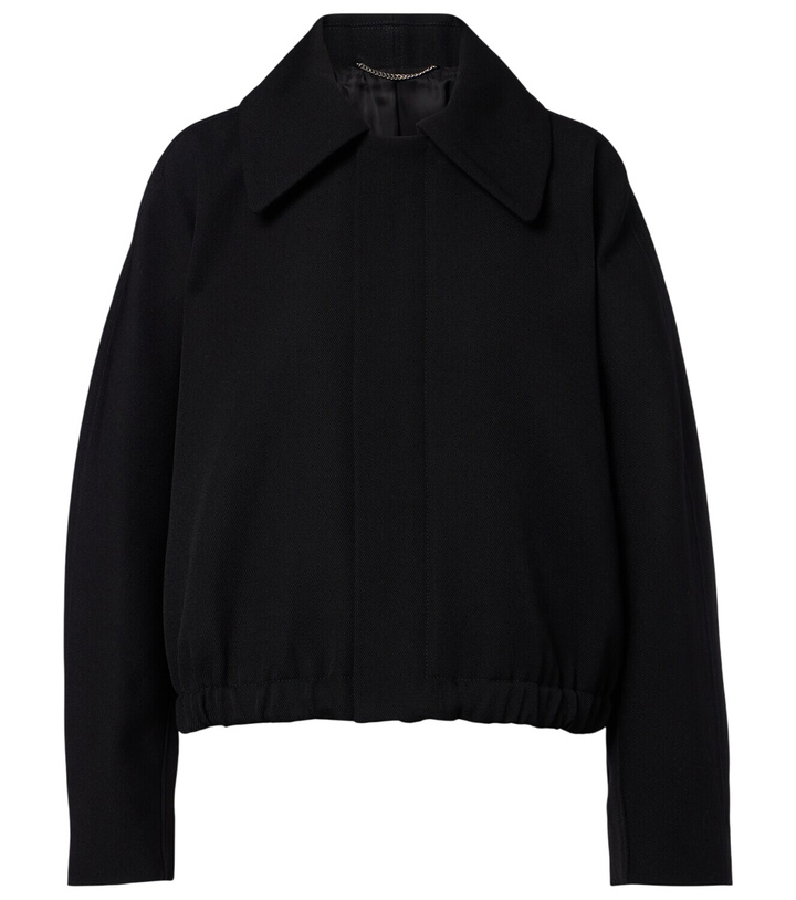 Photo: Victoria Beckham Arden virgin wool gabardine blouson jacket