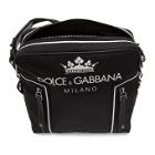 Dolce and Gabbana Black Logo Messenger Bag