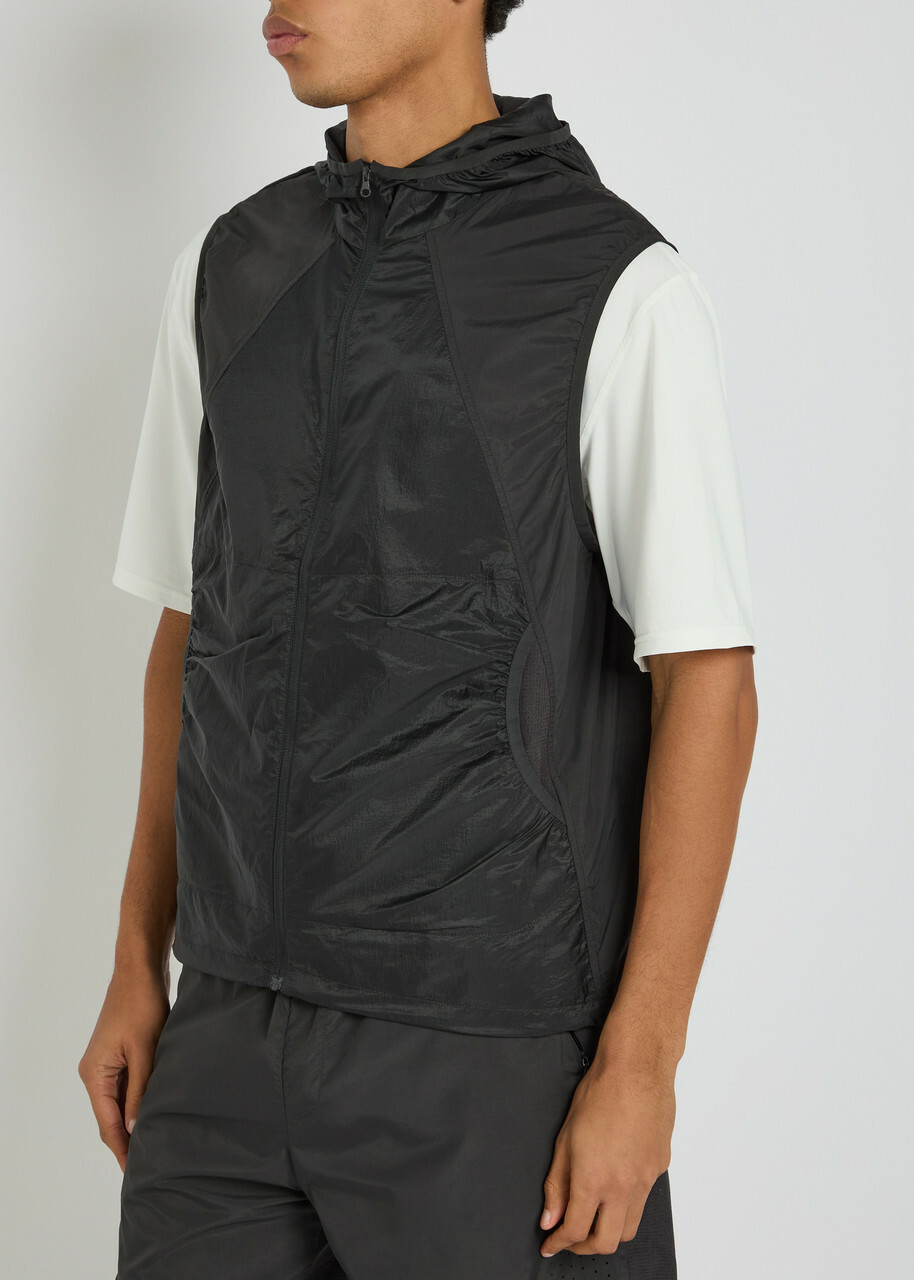 Hiking Patrol Orbit LT Hooded Nylon Vest Black