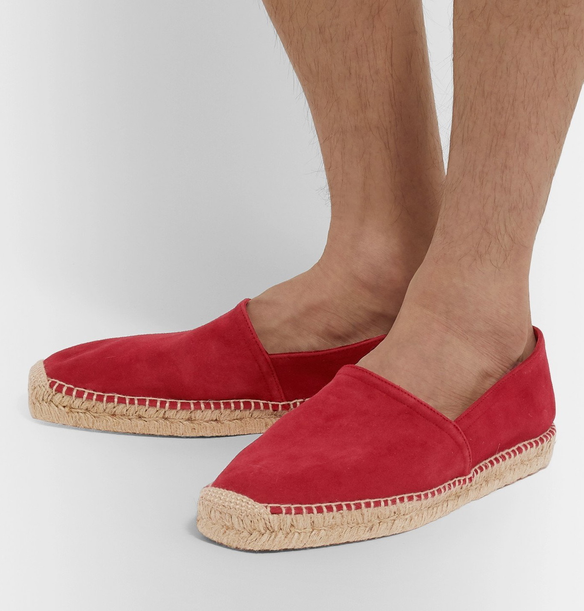Rochas - Suede Espadrilles - Red