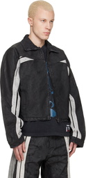 Rivington Roi Rebis Black Denim Trappist Trucker Jacket