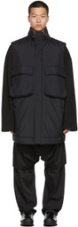 JERIH Black Padded Utility Vest