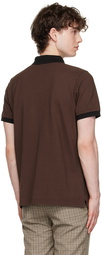 Ernest W. Baker SSENSE Exclusive Brown Cotton Polo