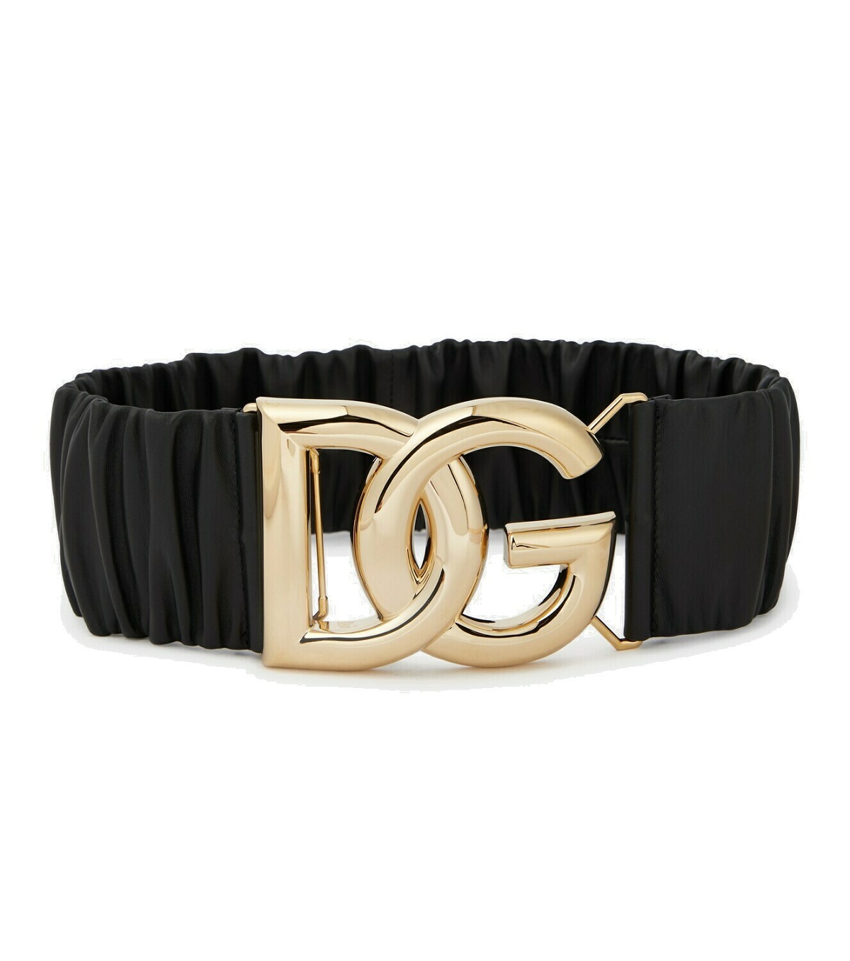 Dolce&Gabbana - DG gathered leather belt Dolce & Gabbana