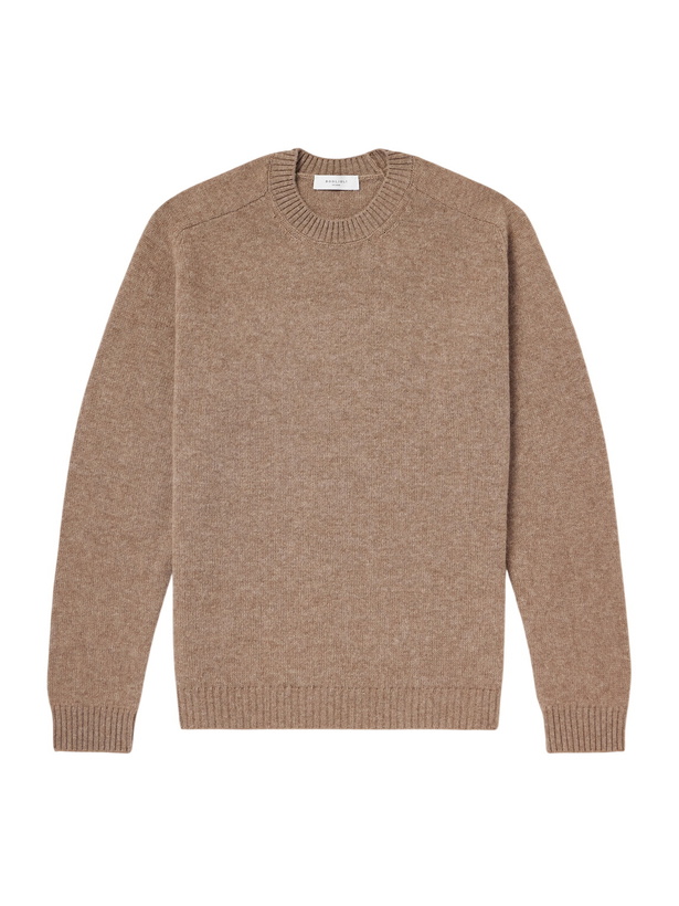 Photo: Boglioli - Virgin Wool and Cashmere-Blend Sweater - Brown